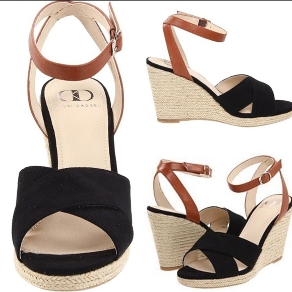 Bundle Only:‎ Kelsi Dagger Quinella Wedge Sandal Espadrille - Picture 1 of 11